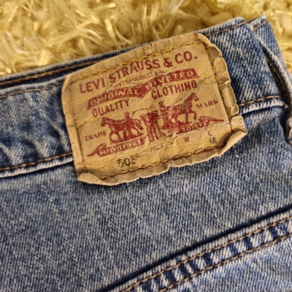 Levi 505 Nouveau Low Straight Jeans 10 M - Picture 4 of 6